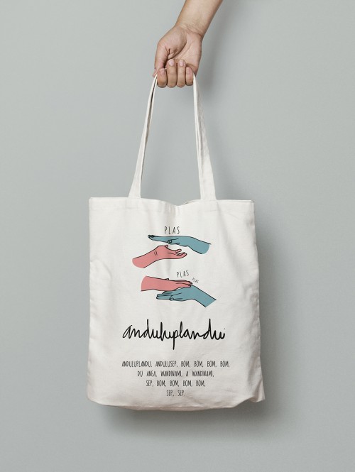 anduluplandu | andulu tote bag